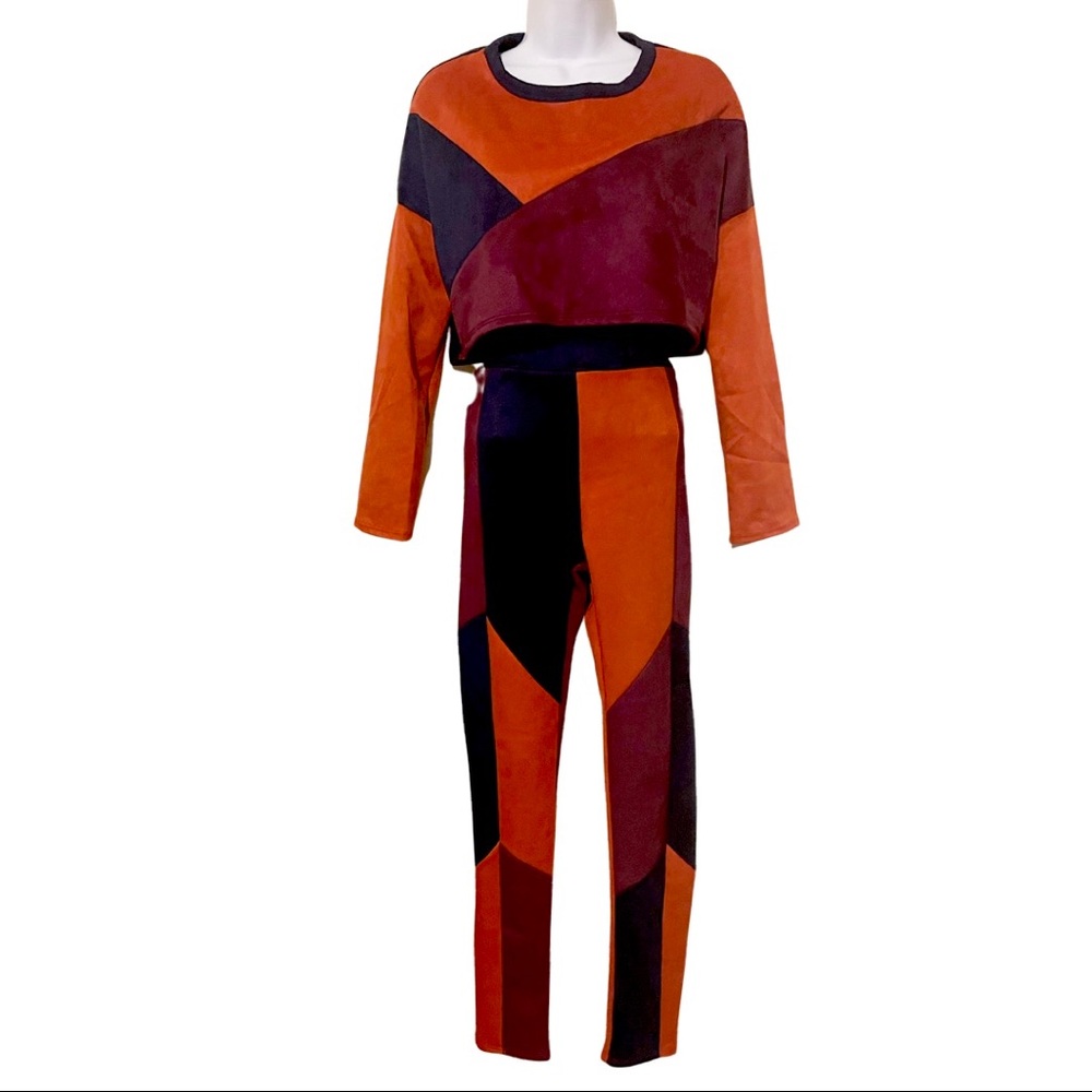 Multicolored Women Casual Wear, Long Sleeve Top and Pants